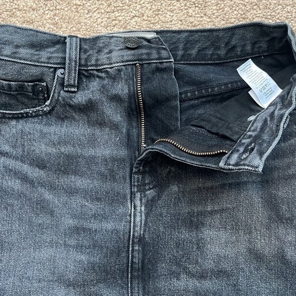 Everlane The Denim Black Skirt - Picture 6 of 8